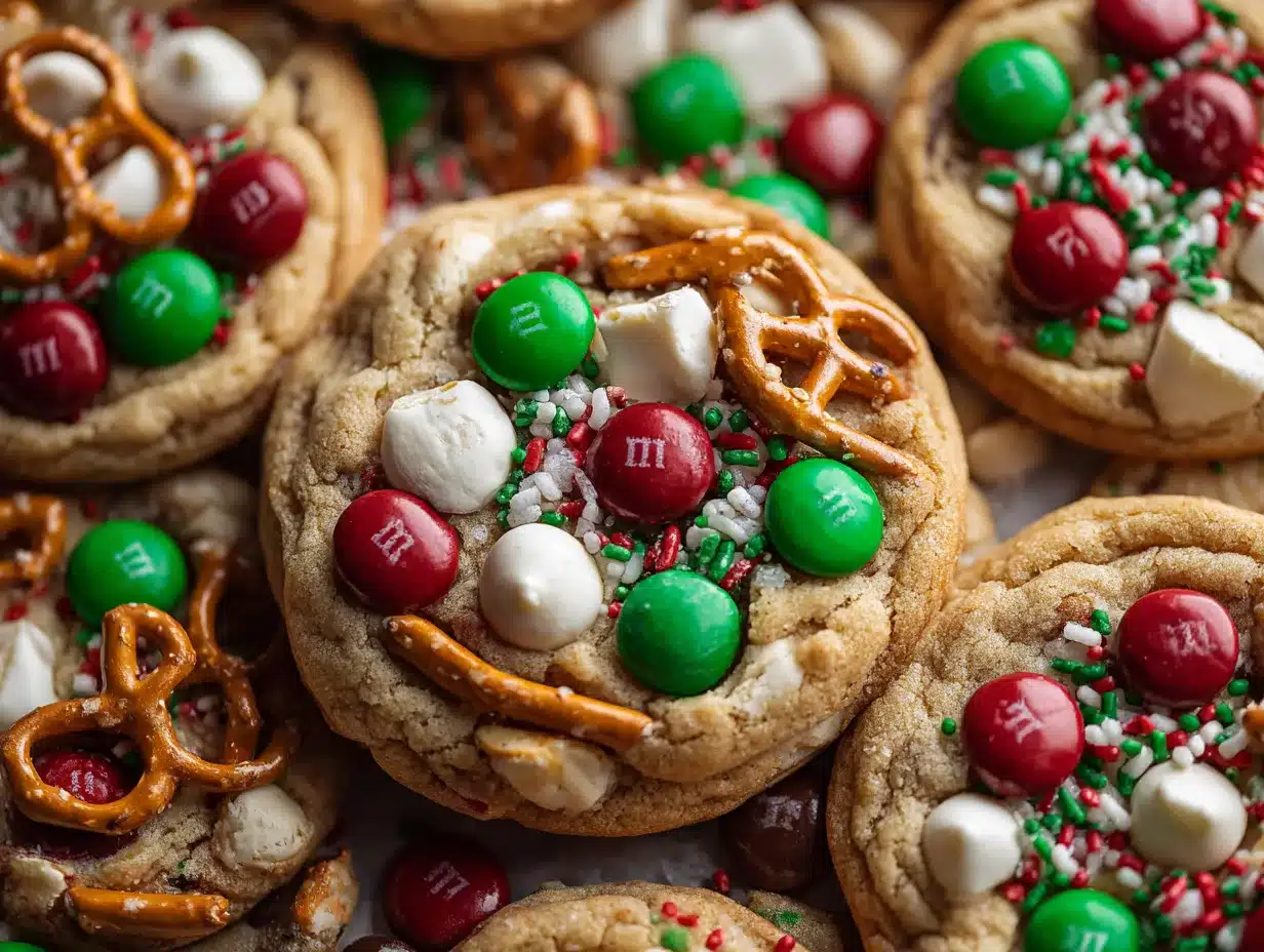 Christmas Cookie Ideas : Easy Sweet & Salty Kitchen Sink Cookies